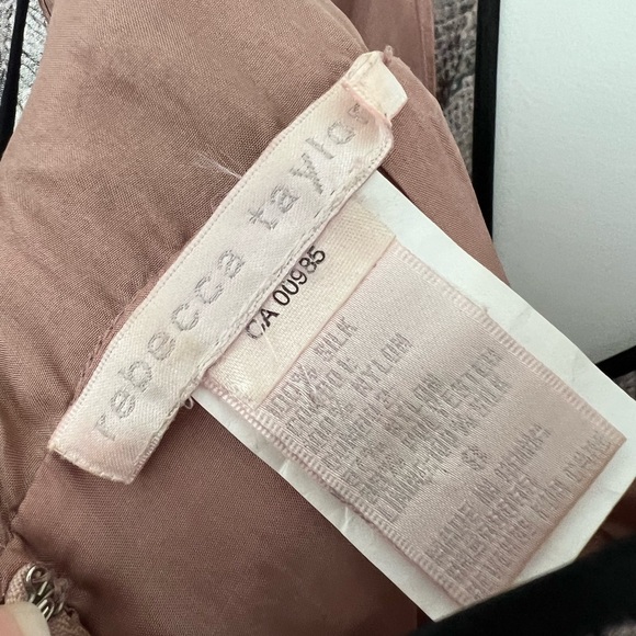 Rebecca Taylor Silk Dress Size 8 - Picture 4 of 6
